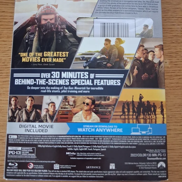 Top Gun: Maverick (Blu-ray) - Tom Cruise - Blue - Picture 2 of 5